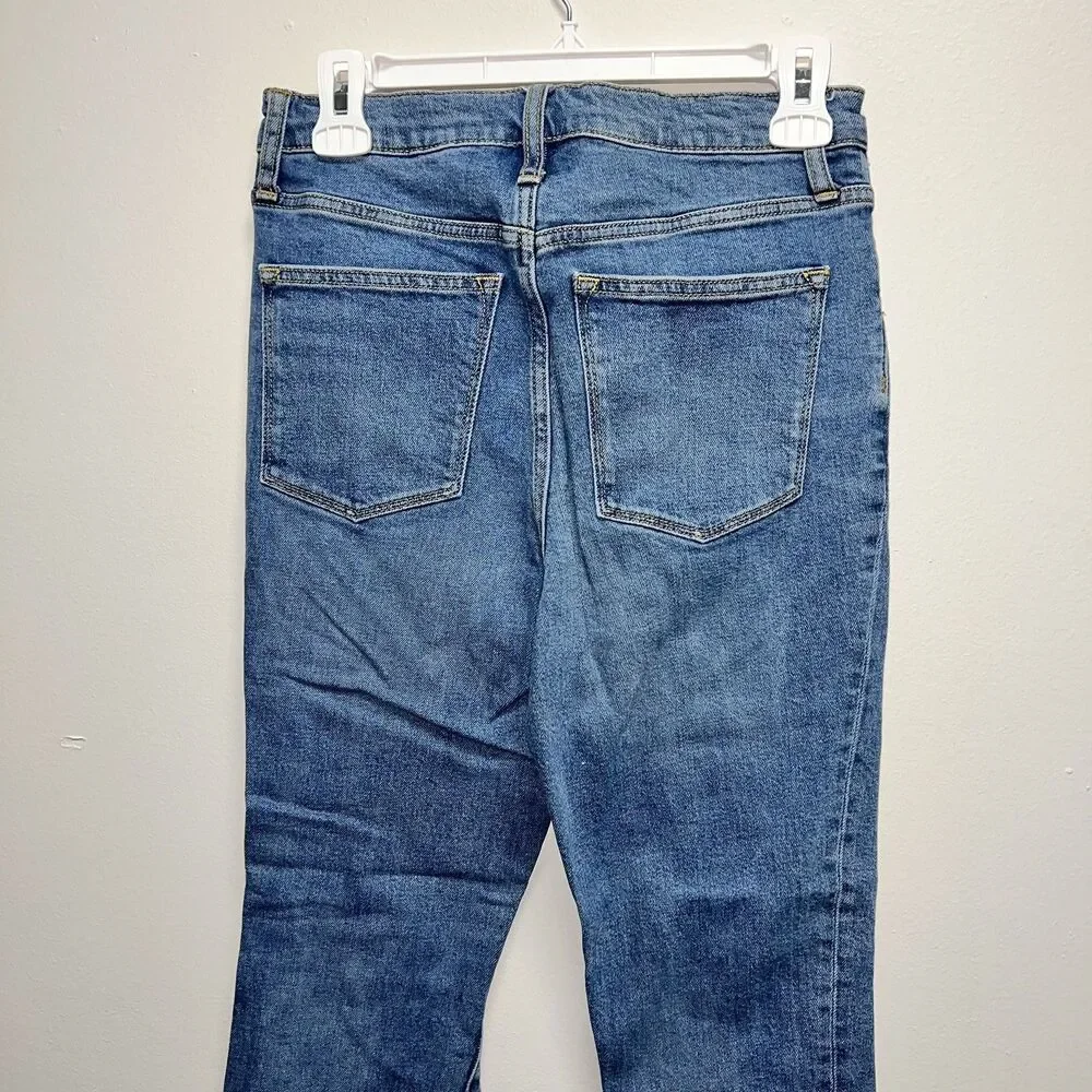 J Crew Women's High Rise Skinny Jeans Sz 27 Button Fly 10